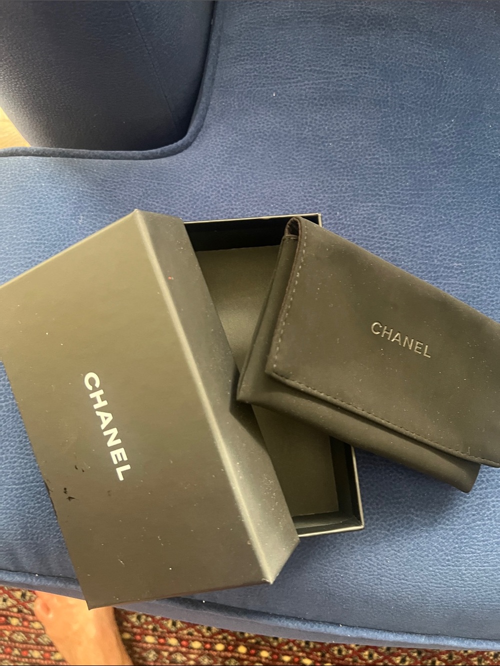 CHANEL box and case
